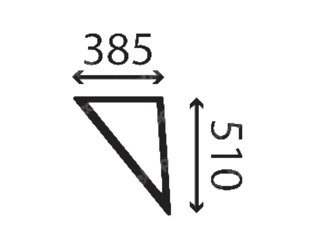 szyba Komatsu - boczna prawa przednia 22M-54-24223 (4119)