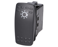 włącznik, przełącznik świateł do ciągnika 35x20mm 5PIN 3 położenia