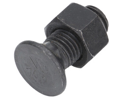 Śruba kpl. płużna dwunoskowa M16x40 mm kl.10.9 Waryński