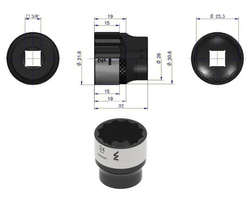 Nasadka dwunastokątna 3/8" 24 mm Waryński