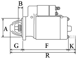 rozrusznik HC Cargo 111855 KHD 12V 2.2kW