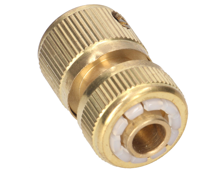 Złącze ogrodowe na wąż 1/2"" mosiężne mosiądz ze stopem Agtech