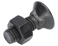 Śruba płużna 4-kątna z podsadzeniem M12x35 mm kl. 12.9 z nakrętką 1235129VK