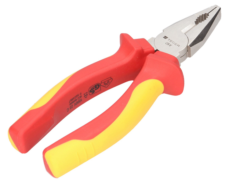 Szczypce uniwersalne izolowane kombinerki VDE 160 mm Teger