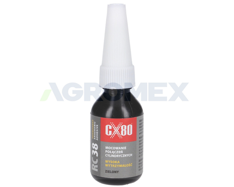 Klej CX-80 RC38 do śrub i pierścieni łożysk 10ml
