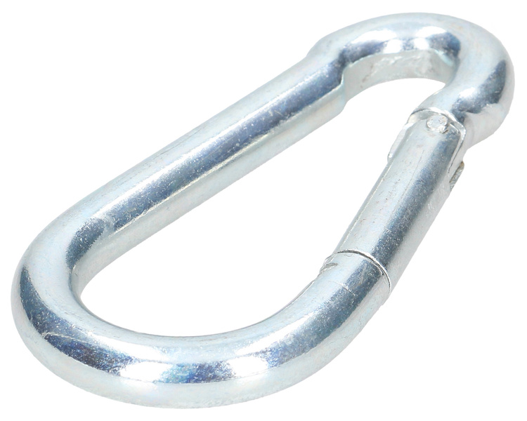 Karabińczyk metalowy klasyczny 10x110mm stalowy