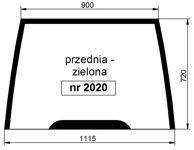 szyba Landini, McCormick - przednia 3556826M3 (2020)