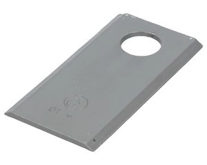 Nożyk kosiarki 96x48x3 śr.fi 19 prosty, kosiarka bębnowa i dyskowa SAMASZ