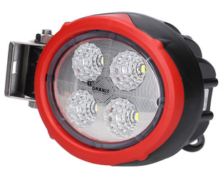 reflektor roboczy LED boczny światło rozproszone 1200lm MOCNY! czerwona ramka