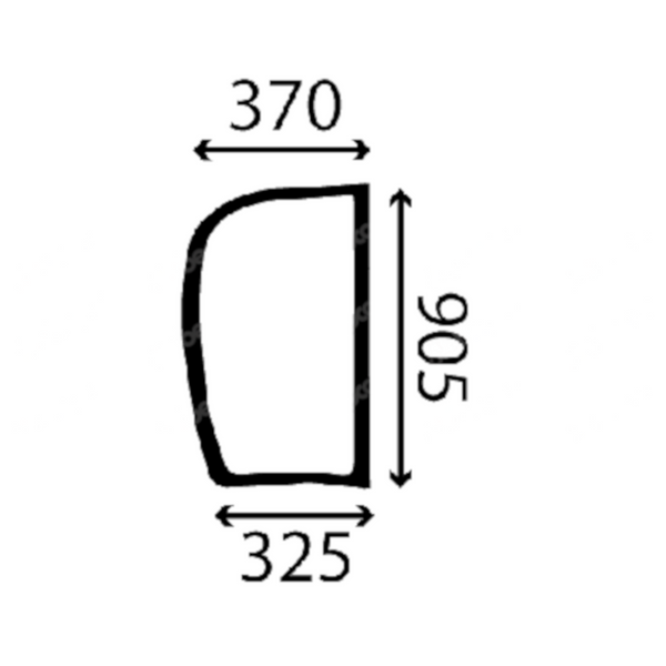 szyba New Holland - boczna prawa 87761738
