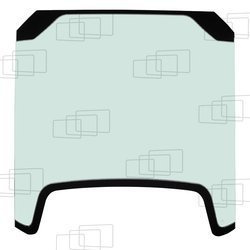 szyba Liebherr, Claas/Renault - przednia 12504170, 93024323 (4547)