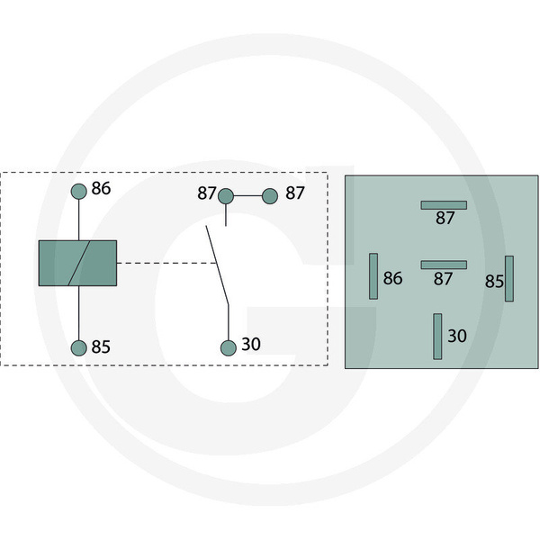 przekaźnik elektryczny 12V 30A 4 PIN