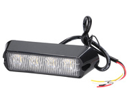 lampa ostrzegawcza strobo 4xLED slim 12/24V LW0025-ALR KAMAR