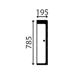 szyba Takeuchi - tylna boczna prawa 03486-03116