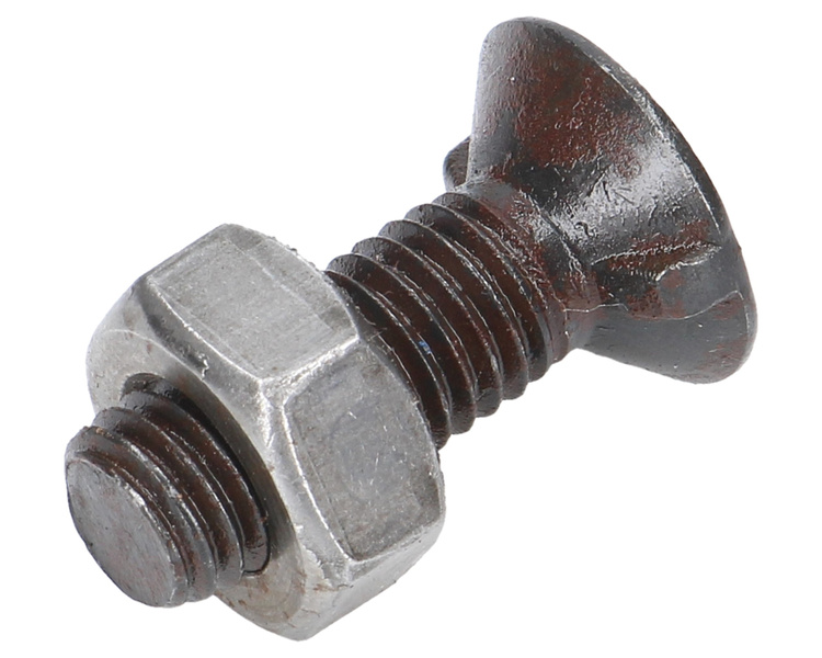 Śruba płużna dwunoskowa z nakrętką M10x30 kl. 10.9