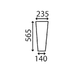 szyba do ciągnika Fendt - przednia dolna F238517400020