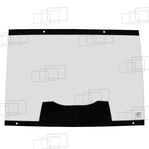 szyba walec Bomag - przednia