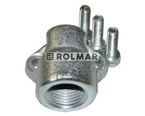 Adapter pompy hydraulicznej kątowy 1/2" 30 mm M6