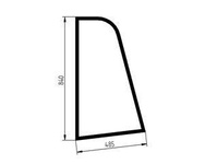 szyba ładowarka teleskopowa Manitou - boczna lewa 182354 (2778)