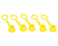 Osłonka smarowniczki M8 kolor żółty TEGER 5 szt