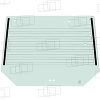 szyba do ciągnika Fendt - tylna ogrzewana H149810050020 (5260)