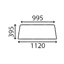 szyba - tylna górna 092012620