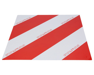 tablica ostrzegawcza odblaskowa stalowa 423x423mm 22239804