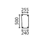 szyba Massey Ferguson - przednia dolna 3301877M2