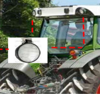 lampa reflektor roboczy LED dedykowany John Deere, Fendt 4800 lumenów - JAKOŚĆ AL202742, G210902113012