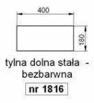 szyba STEYR 8060 8070 8080 8090 8100 8110 8120 8130 - tylna dolna stała (1816)