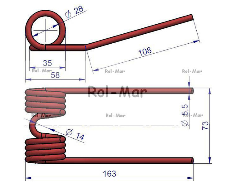 Palec podbieracza prasa Krone 9380403 Waryński