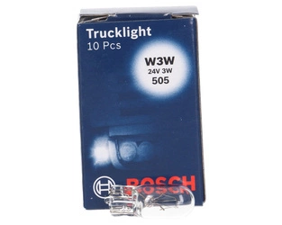 żarówka BOSCH W3W 24V 3W W2,1x9,5d 505 Trucklight