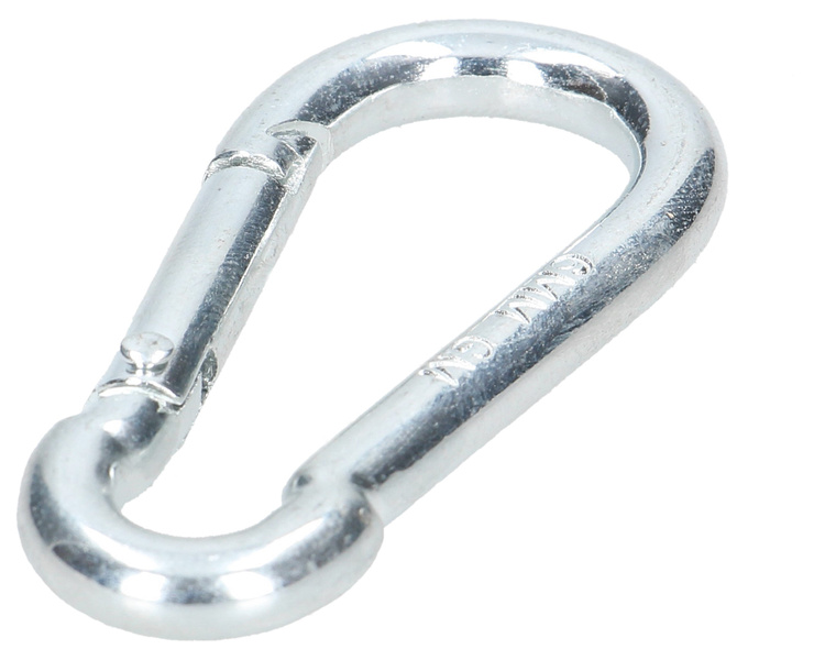 Karabińczyk metalowy klasyczny 6x60mm stalowy