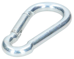 Karabińczyk metalowy klasyczny 10x110mm stalowy