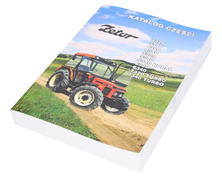 katalog części zamiennych Zetor 3320, 3340, 4320, 4340, 5320, 5340, 6320, 63.40, 7320, 7340