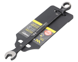 Klucz płasko-oczkowy 8 mm CrV Waryński