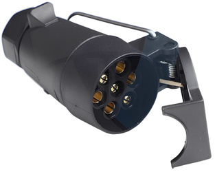 Gniazdo wiszące 7 PIN z metalowym uchwytem do przyczepy TT Technology