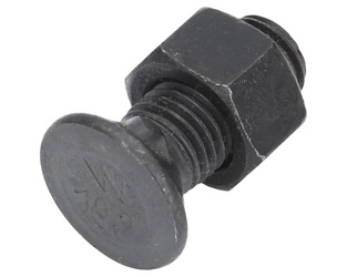 Śruba kpl. płużna dwunoskowa M16x40 mm kl.10.9 Waryński