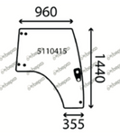 szyba Landini, McCormick - drzwi prawe 4206813M1