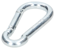 Karabińczyk metalowy klasyczny 6x60mm stalowy