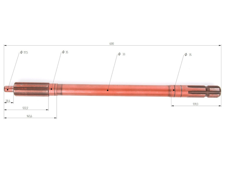 Wałek przekaźnika WOM C-328 oryginał Ursus 50013550