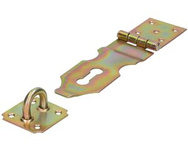 Zawias z zamknięciem kryty 175x75x55x2,0 do skrzyń furtek Domax