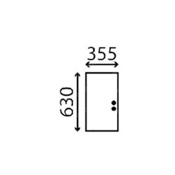 szyba JCB - tylna przesuwana prawa KHN1295