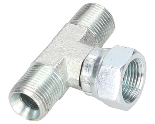 Trójnik hydrauliczny symetryczny calowy BAB 3/8" BSP (XEVT) Waryński