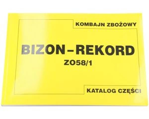 Katalog części kombajn Bizon Rekord ZO58/1