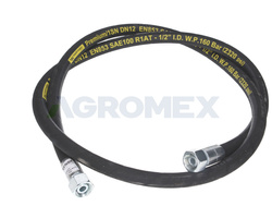 Przewód hydrauliczny L-2000mm AA M22x1.5 DN12-1SN 160 Bar Cyklop Waryński