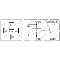przekaźnik 12V 40/30A Case, John Deere, New Holland 314451A1, AL77324