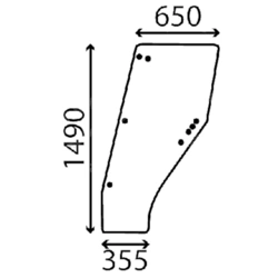 szyba - drzwi 2901VF0420