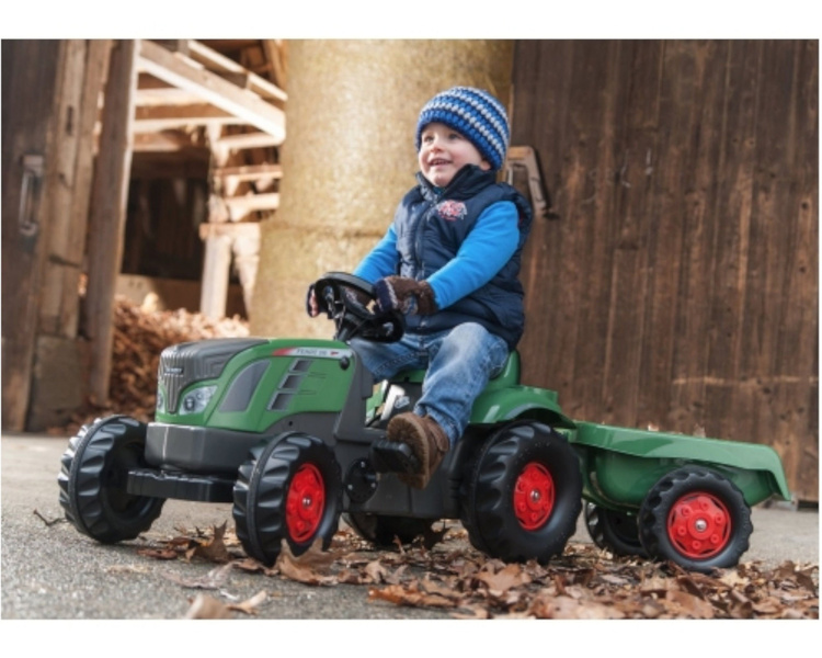 Traktor na pedały Fendt z przyczepą Rolly Toys 013166