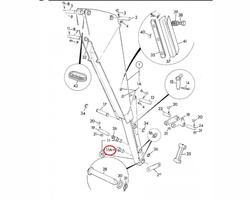 tuleja sworznia łyżki do koparko ładowarki JCB 809/00176